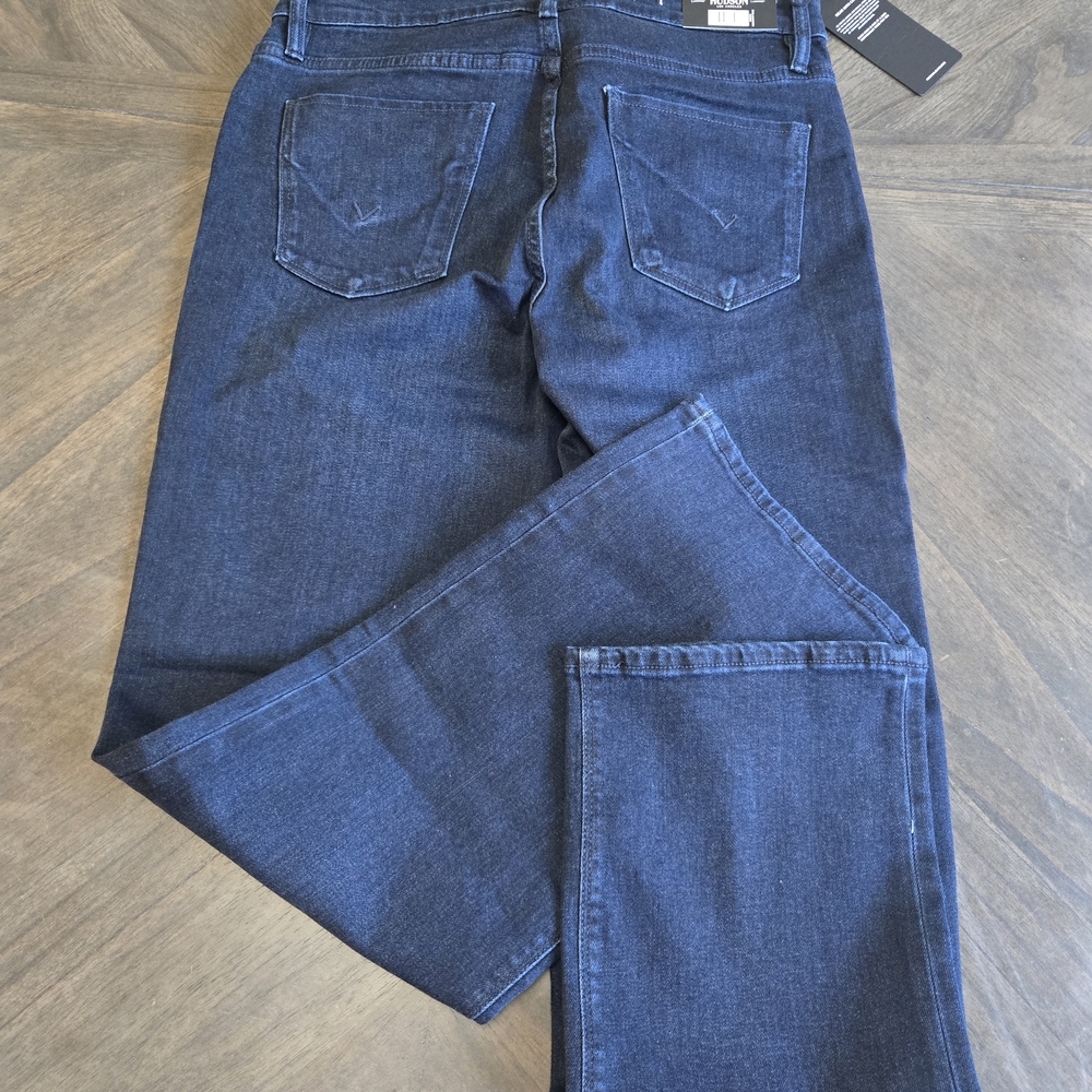 Hudson Jeans Dark Blue Flare & Wide Leg Women's Jeans